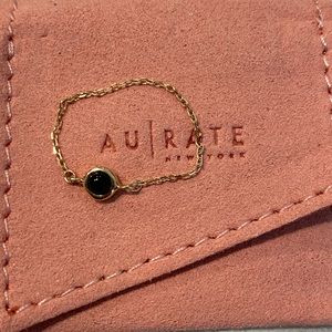 Brand New! 14k gold chain ring sz 8+